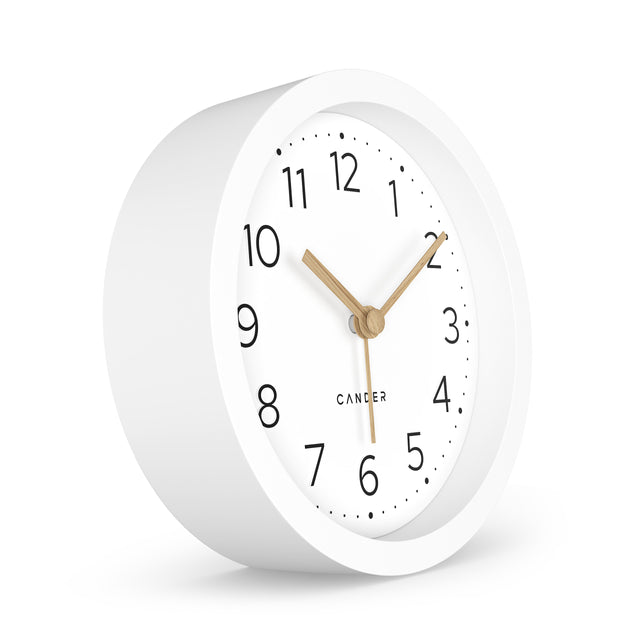 MNU 2512 K Silent MDF alarm clock 12 cm