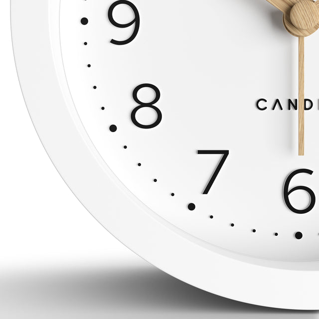 MNU 2512 K Silent MDF alarm clock 12 cm