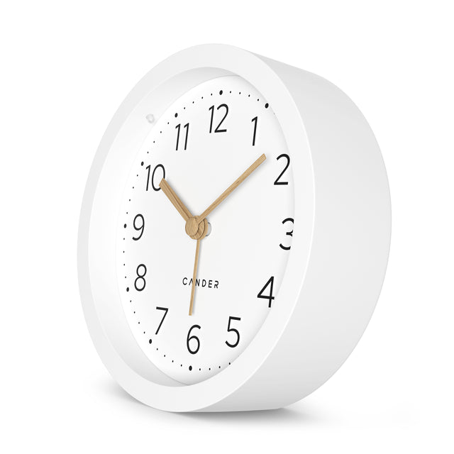 MNU 2512 K Silent MDF alarm clock 12 cm