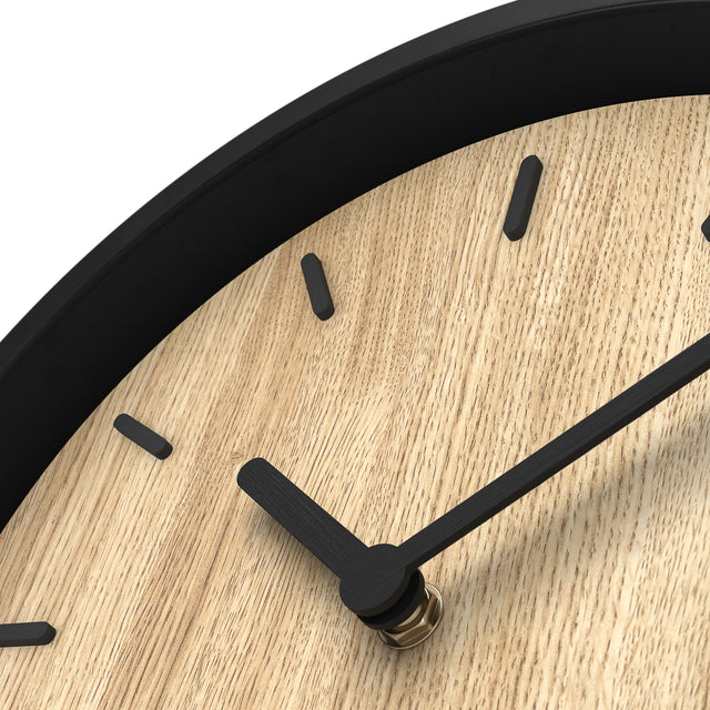 MNU 2030 White silent wall clock 30.5 cm