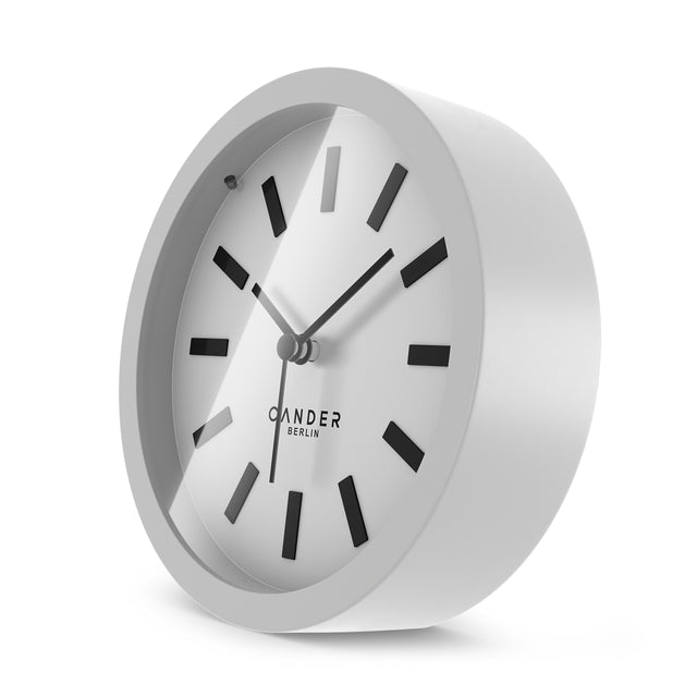 MNU 2512 K Silent MDF alarm clock 12 cm