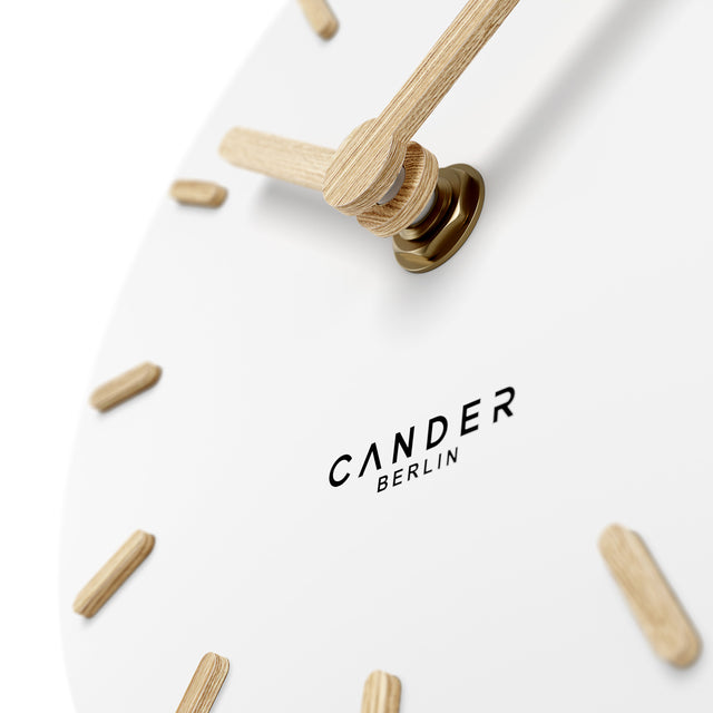 MNU 2515 F Lautlose MDF-Tischuhr 15 cm