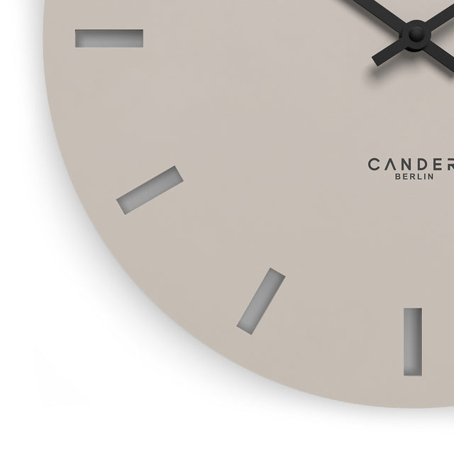 MNU 2550 P Lautlose MDF-Wanduhr 50 cm