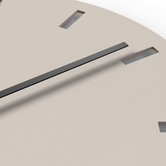 MNU 2550 P Lautlose MDF-Wanduhr 50 cm