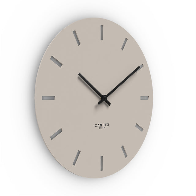 MNU 2550 P Lautlose MDF-Wanduhr 50 cm