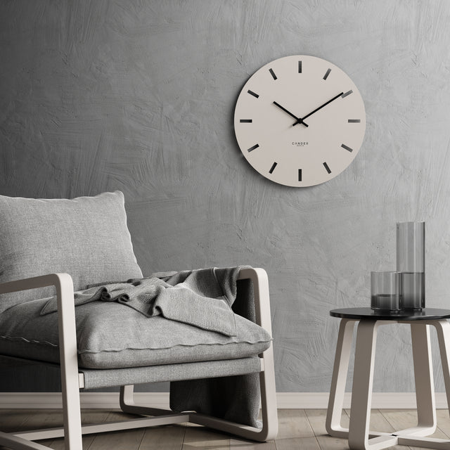 MNU 2550 P Lautlose MDF-Wanduhr 50 cm