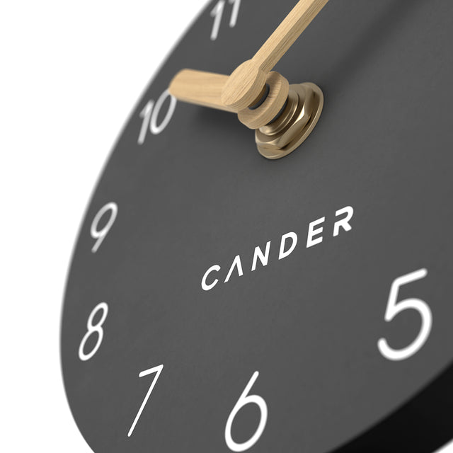 MNU 2612 A Lautlose MDF-Tischuhr 12 cm