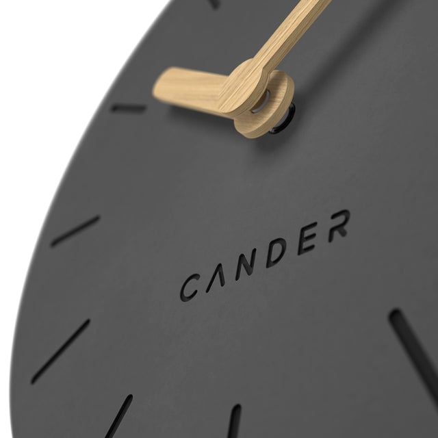 MNU 2615 G Lautlose MDF-Tischuhr 15 cm