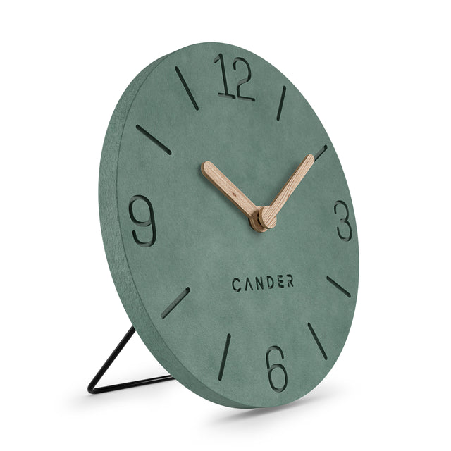 MNU 2612 S Silent MDF table clock 12 cm