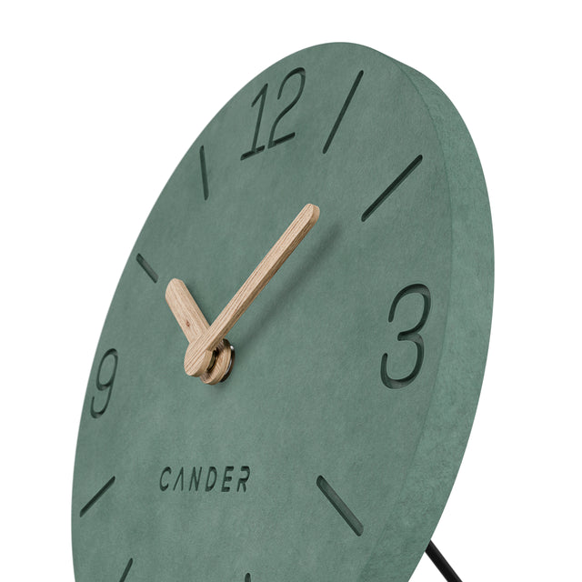 MNU 2612 S Silent MDF table clock 12 cm