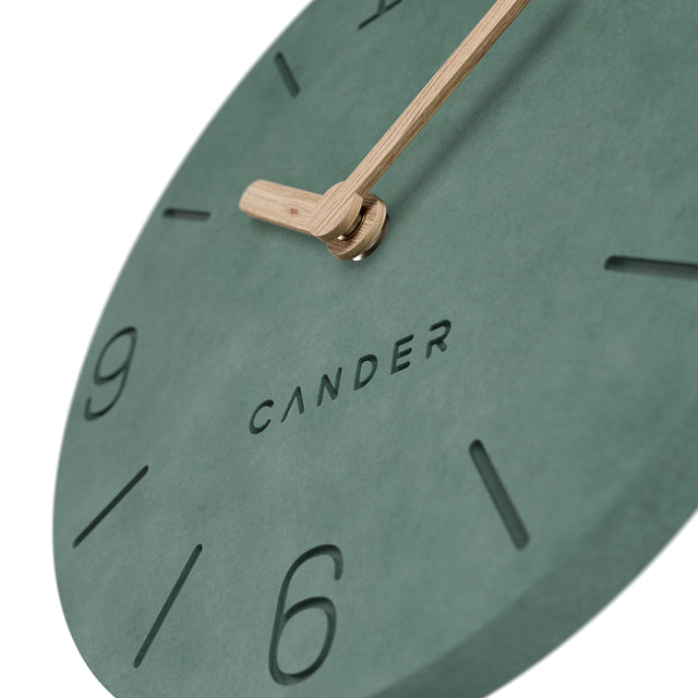 MNU 2612 S Silent MDF table clock 12 cm