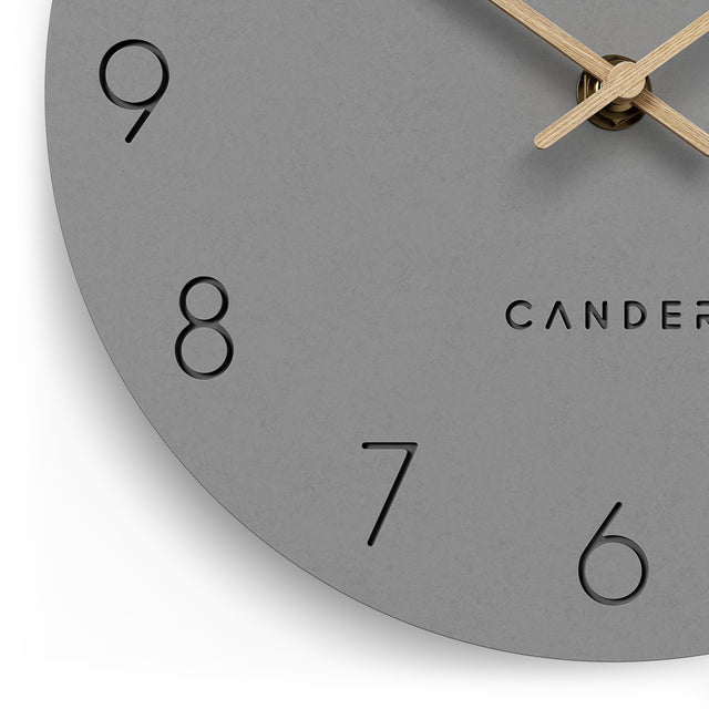 MNU 2622 N Lautlose MDF-Wanduhr / Tischuhr 22 cm