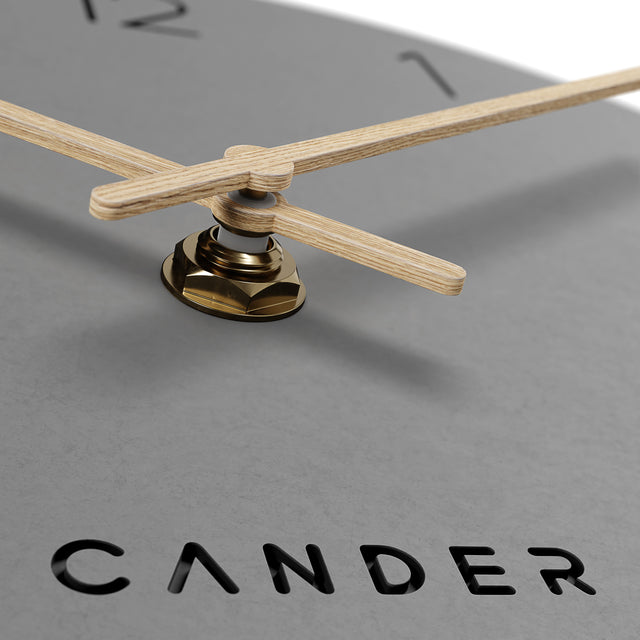 MNU 2622 N Lautlose MDF-Wanduhr / Tischuhr 22 cm