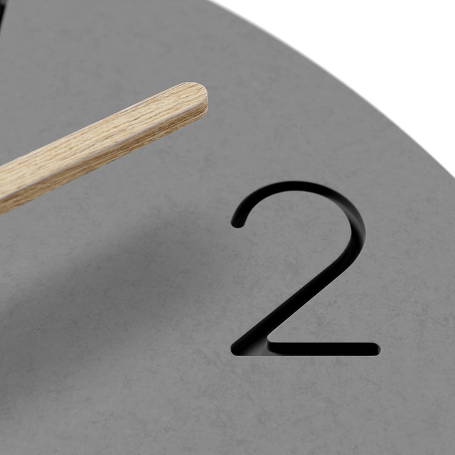 MNU 2622 N Lautlose MDF-Wanduhr / Tischuhr 22 cm