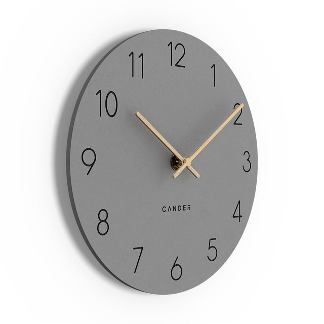 MNU 2622 N Lautlose MDF-Wanduhr / Tischuhr 22 cm