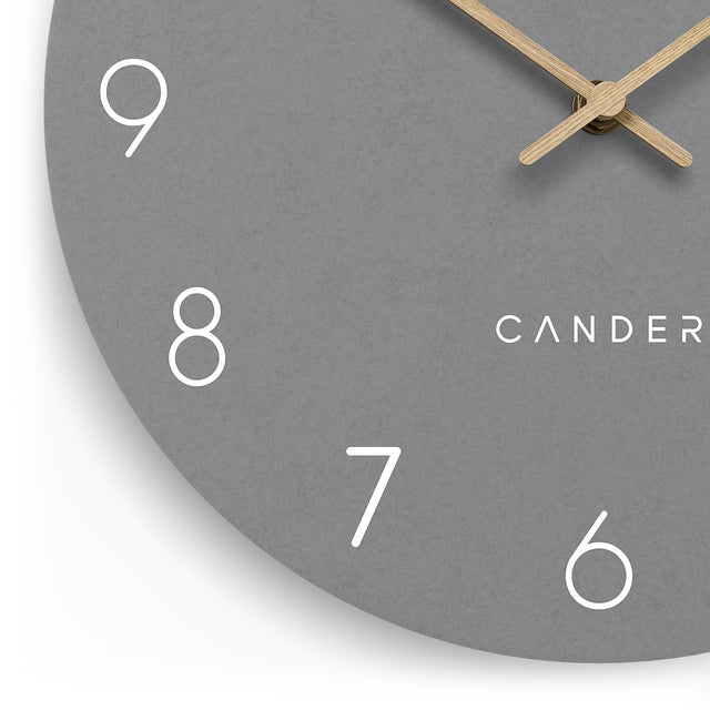 MNU 2625 C Lautlose MDF-Wanduhr 25 cm