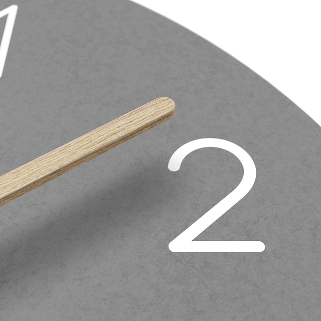 MNU 2625 C Lautlose MDF-Wanduhr 25 cm