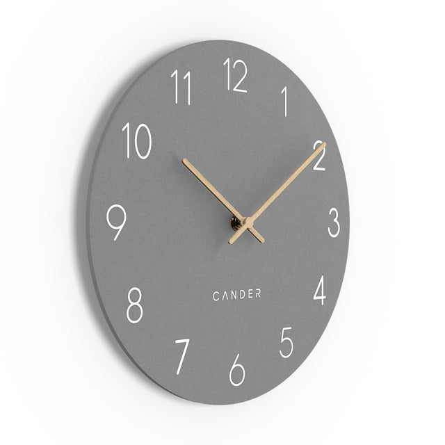 MNU 2625 C Lautlose MDF-Wanduhr 25 cm