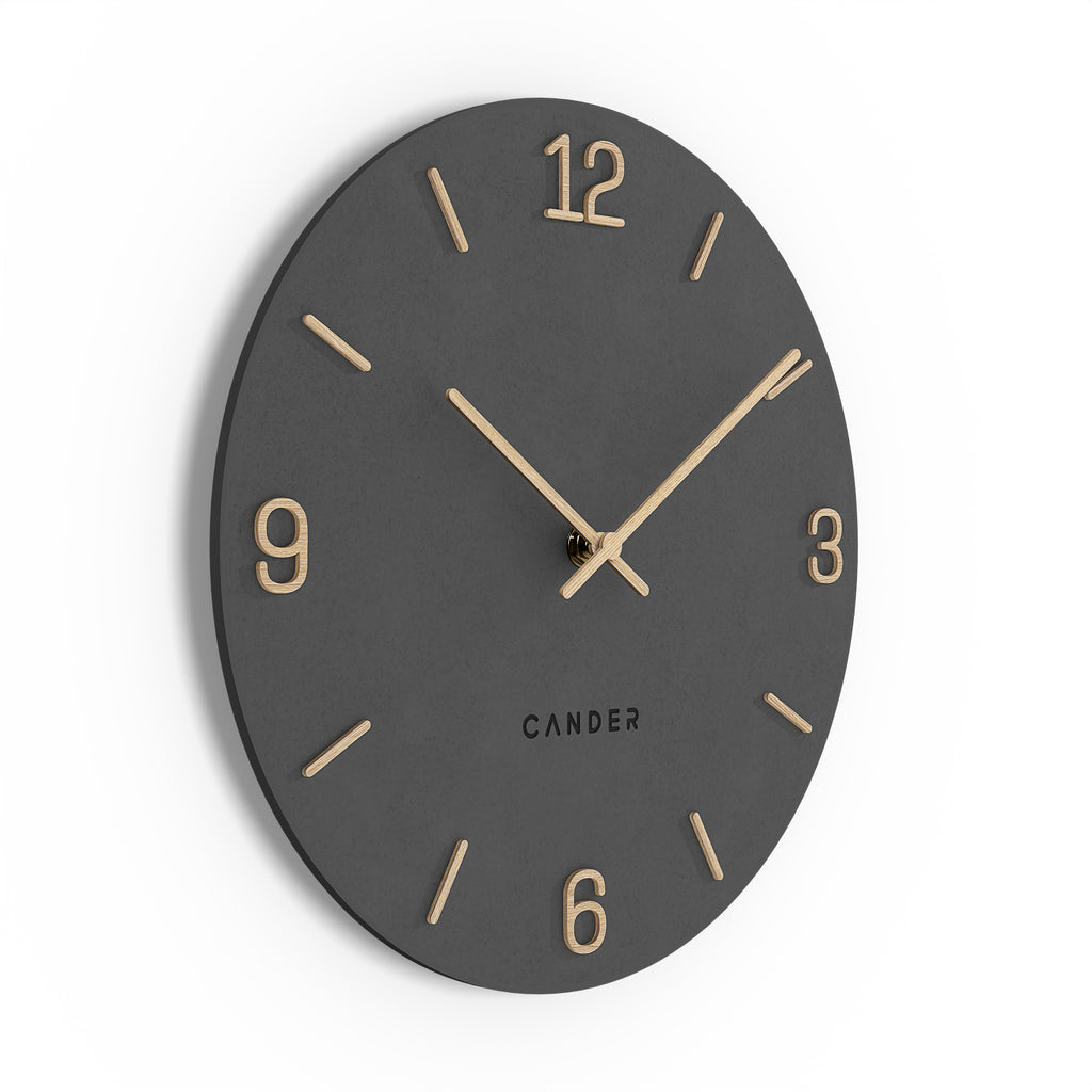 Cander Berlin MNU 2725 D Moderne stille houten wandklok vintage eiken fineer geen tikkend geluid voor keuken woonkamer analoge 25 cm Cander Berlin MNU 2725 D Moderne stille houten wandklok vintage eiken fineer geen tikkend geluid voor keuken woonkamer analoge 25 cm