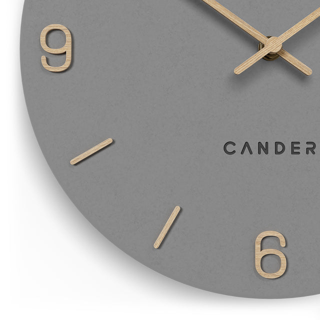 MNU 2625 H Lautlose MDF-Wanduhr 25 cm