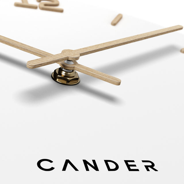 MNU 2625 V Lautlose MDF-Wanduhr 25 cm