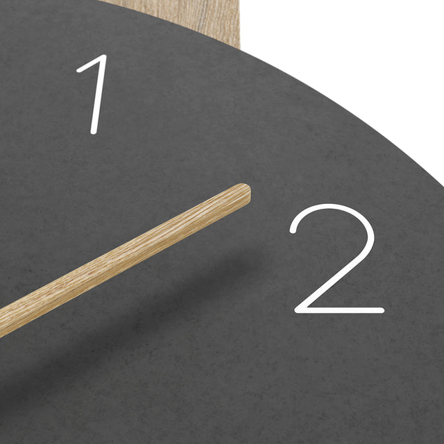 MNU 2630 B Lautlose Wanduhr 40 cm