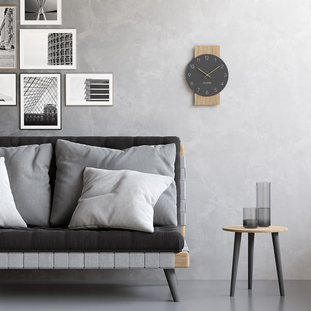 MNU 2630 B Lautlose Wanduhr 40 cm