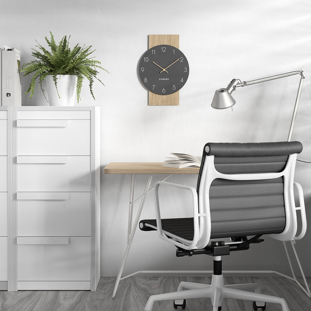 MNU 2630 B Lautlose Wanduhr 40 cm