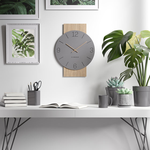 MNU 2630 C Lautlose Wanduhr 40 cm