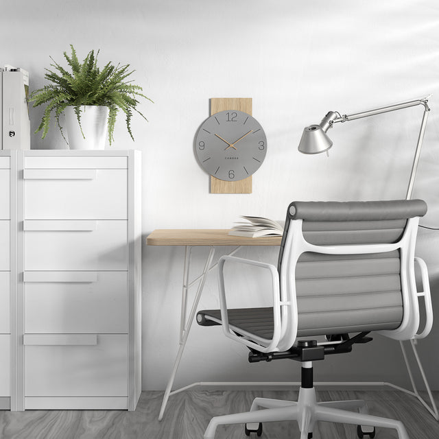 MNU 2630 C Lautlose Wanduhr 40 cm