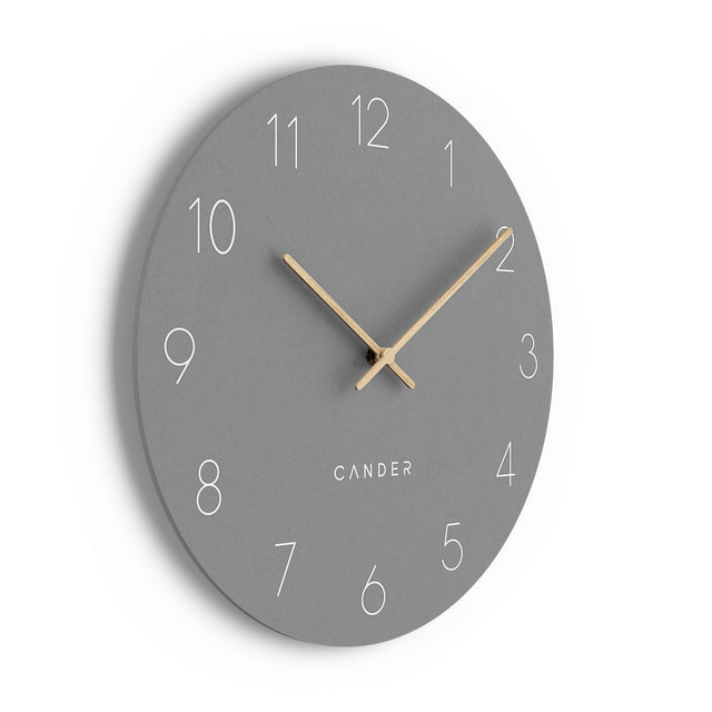 MNU 2640 C Lautlose MDF-Wanduhr 40 cm