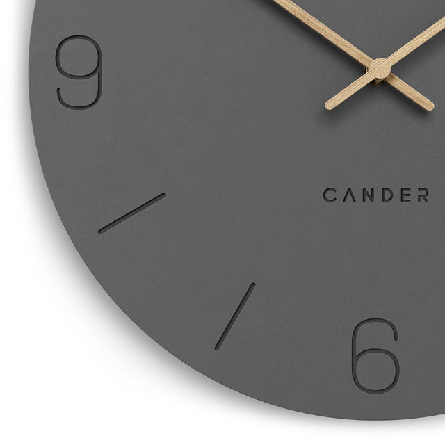 MNU 2640 D Lautlose MDF-Wanduhr 40 cm