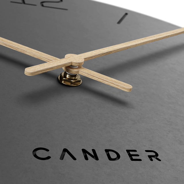 MNU 2640 D Lautlose MDF-Wanduhr 40 cm