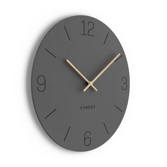 MNU 2640 D Lautlose MDF-Wanduhr 40 cm