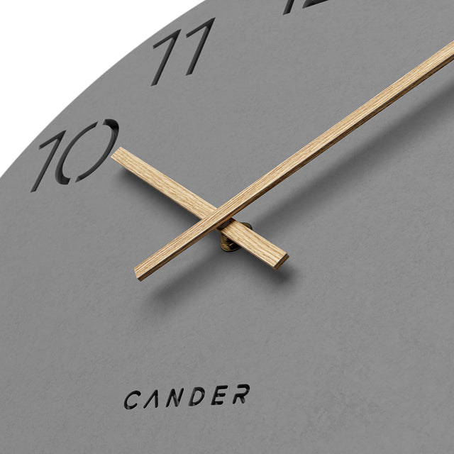 MNU 2640 Y Lautlose MDF-Wanduhr 40 cm