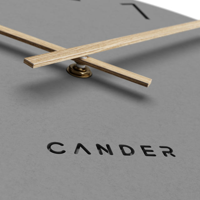 MNU 2640 Y Lautlose MDF-Wanduhr 40 cm