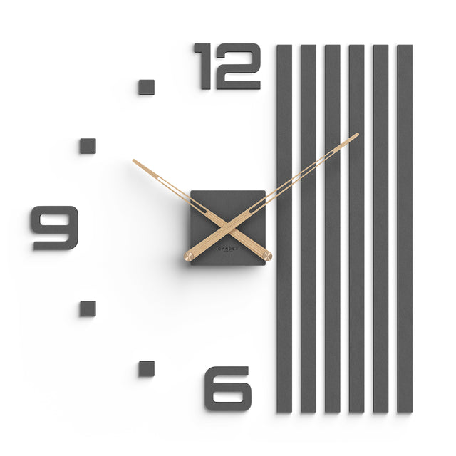 MNU 2660 P Lautlose MDF-Wanduhr 60 cm