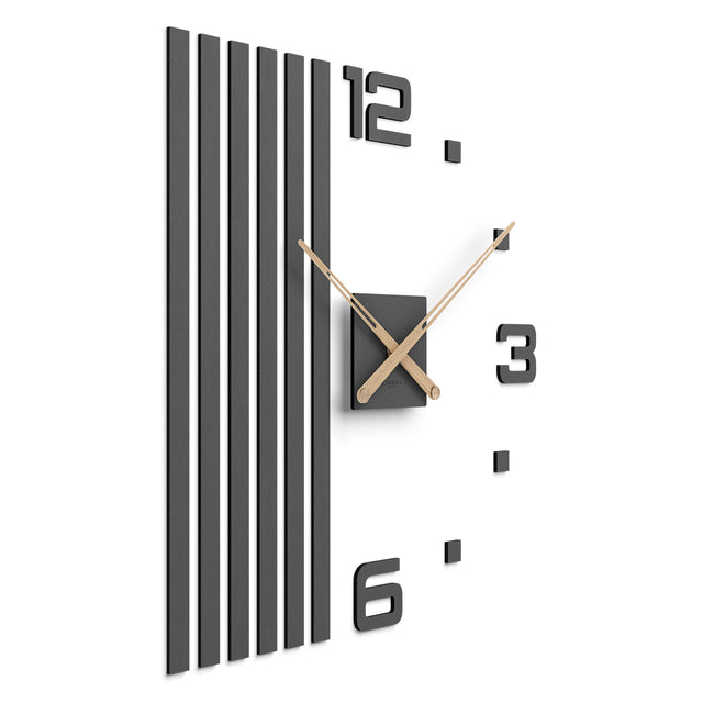 MNU 2660 P Lautlose MDF-Wanduhr 60 cm