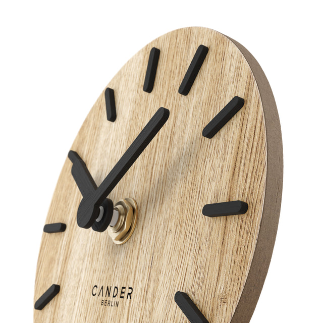 MNU 2712 A Lautlose Tischuhr 12 cm