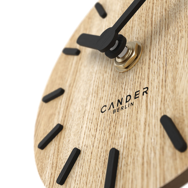 MNU 2712 A Lautlose Tischuhr 12 cm