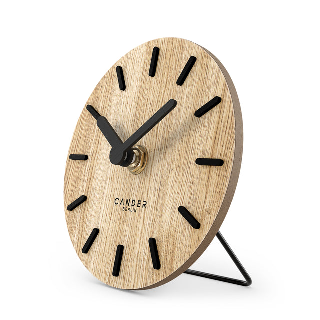 MNU 2712 A Lautlose Tischuhr 12 cm