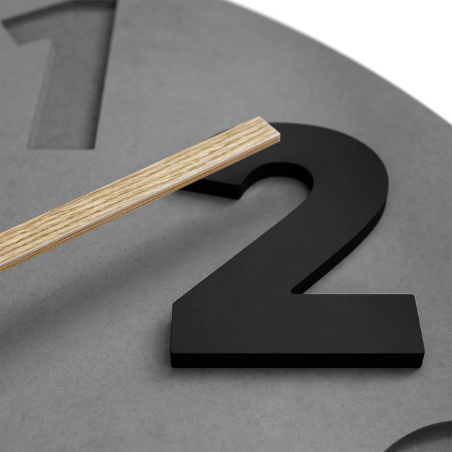 MNU 2840 N Lautlose MDF-Wanduhr 40 cm