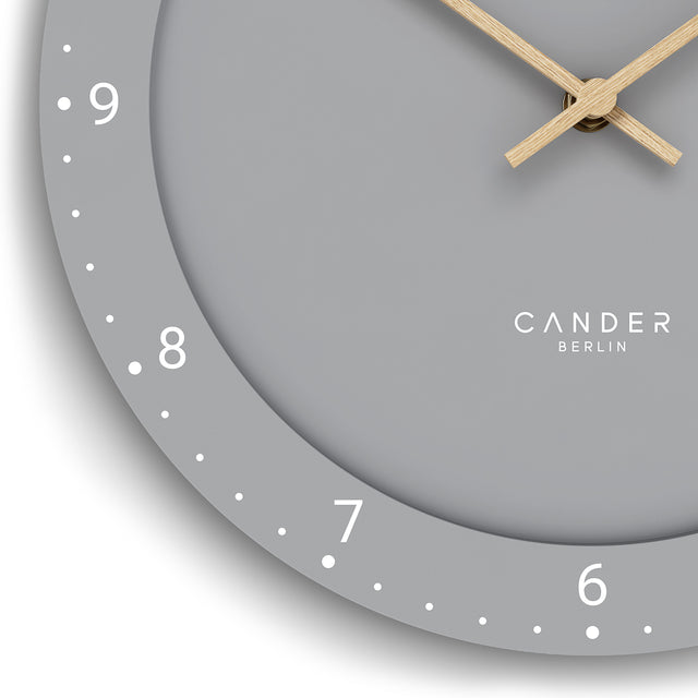 MNU 2930 A Lautlose MDF-Wanduhr 30 cm