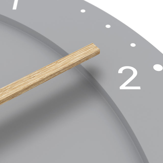 MNU 2930 A Lautlose MDF-Wanduhr 30 cm