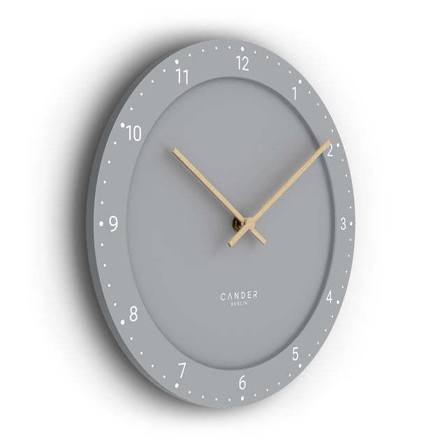 MNU 2930 A Lautlose MDF-Wanduhr 30 cm