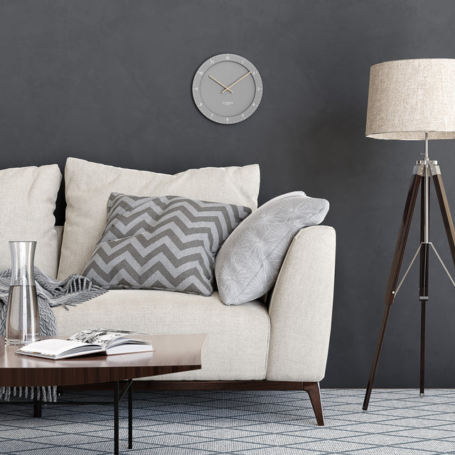 MNU 2930 A Lautlose MDF-Wanduhr 30 cm