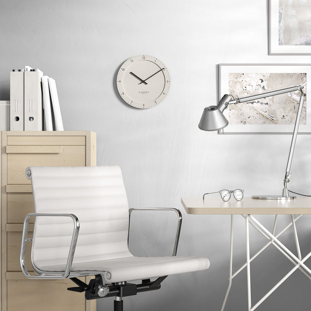 MNU 2930 B Lautlose MDF-Wanduhr 30 cm