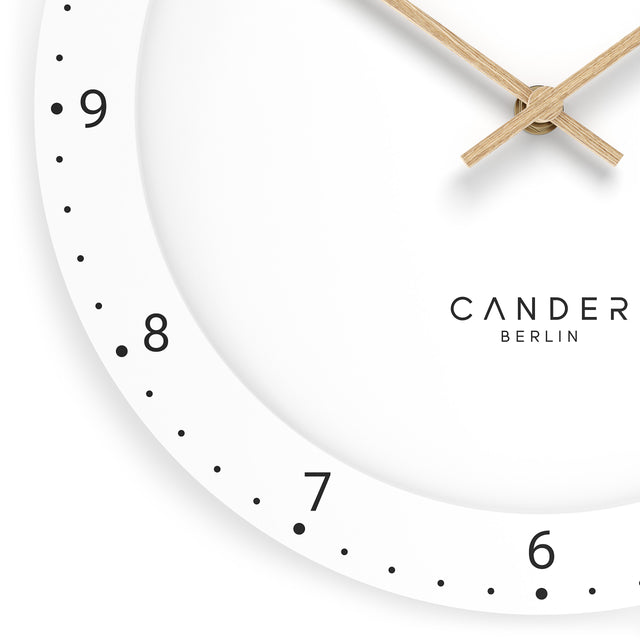 MNU 2930 H Lautlose MDF-Wanduhr 30 cm