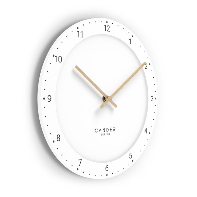 MNU 2930 H Lautlose MDF-Wanduhr 30 cm