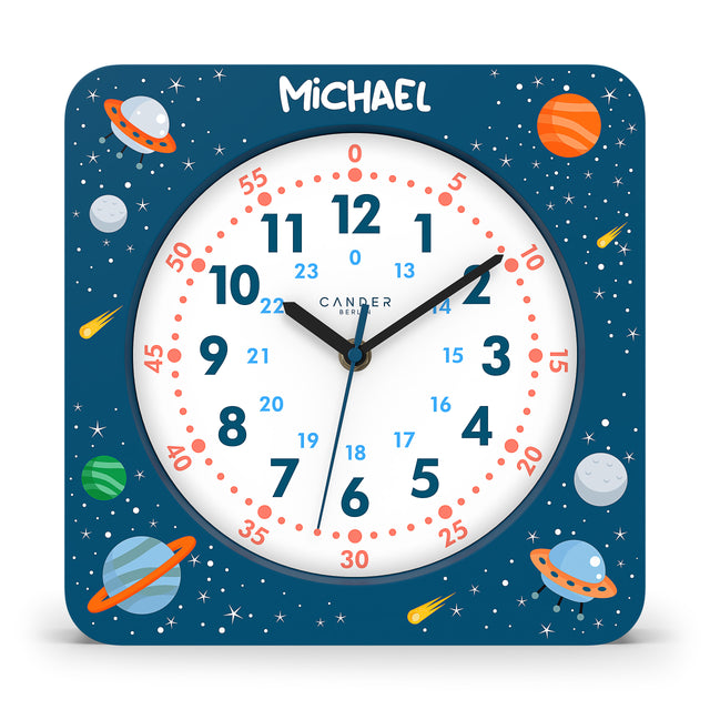 MNU 4125 A Lautlose Kinderwanduhr 25 cm